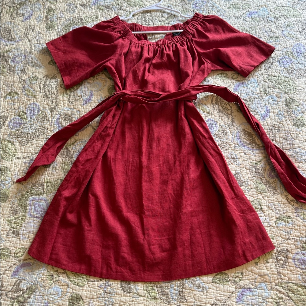NWT Banana Republic linen blend dress